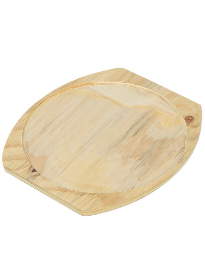 Сковорода чугун, 25.6х2 см, с подставкой, Y4-8876