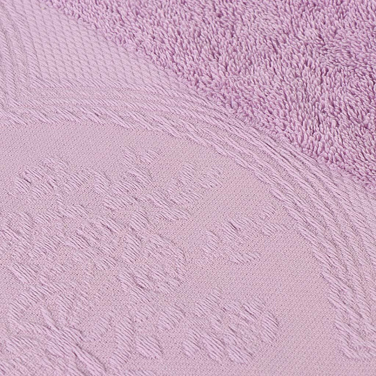 Полотенце банное 50х90 см, 100% хлопок, 562 г/м2, Gul Jacquard, Anilsan, лиловое, Турция, 30655090