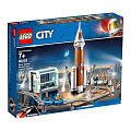 Конструктор Lego, City, Ракета для запуска в далекий космос, 7-9 лет, 837 деталей, + пульт управления запуском, 60228