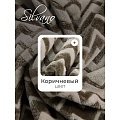 Плед евро, 200х220 см, велсофт жаккард, 100% полиэстер, Silvano, Ombre, коричневый, 200/001-OMB/LA - фото 8
