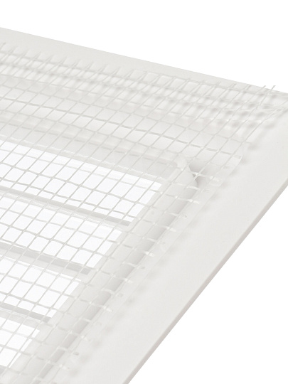 Решетка вентиляционная пластик, 300х300 мм, с сеткой, Event, Э3030Н