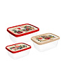 Контейнер пищевой пластик, 0.5 л, красный, прямоугольный, с декором, Homver, Игрушки, 223137406/03 - фото 3