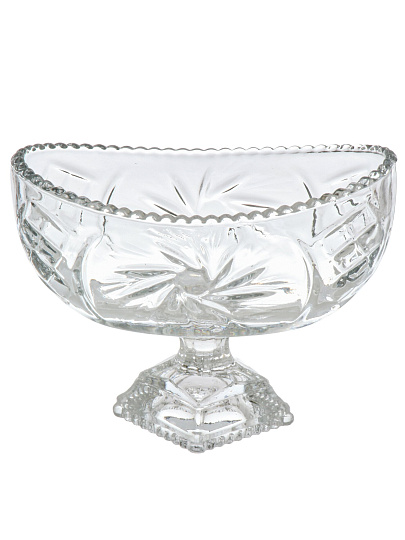 Ваза для конфет, стекло, 18.5х11х13.5 см, Kaveh, Sunstar, CB7142GCL