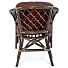 Мебель садовая Terrace Set, коричневая, стол, 52х52х54 см, 2 кресла, подушка коричневая, 85 кг, 11/05 Б - фото 4