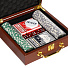 Игра настольная Покер, 21х21х7 см, фишки 100штук, 2 колоды карт, игральные кости, Y6-6377 - фото 4