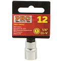 Головка торцевая 6-гранная, 1/4&amp;quot;, 12 мм, Startul, PRO-54012