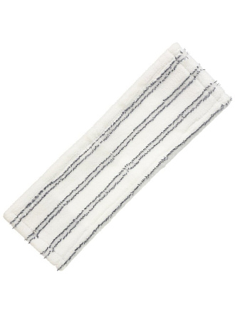 Насадка для швабры микрофибра, 43х13 см, плоская, прямоугольная, серая, Homver, Attack, 231202900/00