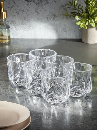 Стакан 310 мл, стекло, 6 шт, Увертюра, B060785