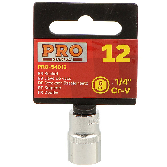 Головка торцевая 6-гранная, 1/4&quot;, 12 мм, Startul, PRO-54012