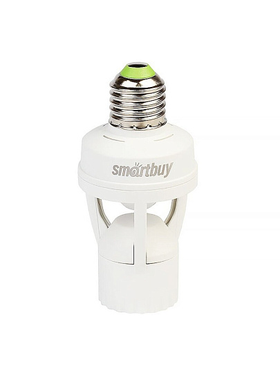 Датчик движения в патрон, 1200 Вт, 6 м, IP20, цоколь Е27, Smartbuy, sbl-ms-010