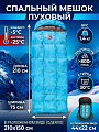 Спальный мешок 210х75 см, -25 °C, -5 °C, нейлон, пух, C100015