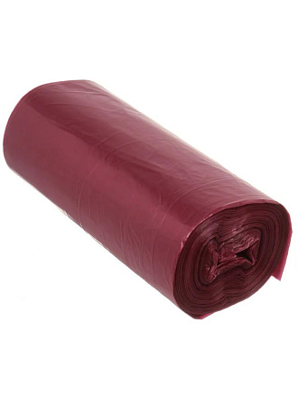 Пакеты для мусора 60 л, 40 шт, 9.5 мкм, Homex, Очень ароматные, 0818, бордовые