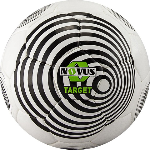 Мяч футбольный Novus TARGET, PVC, бел/чёрн, р.5 , 32 п, р/ш, окруж 68-71, 00-00000416