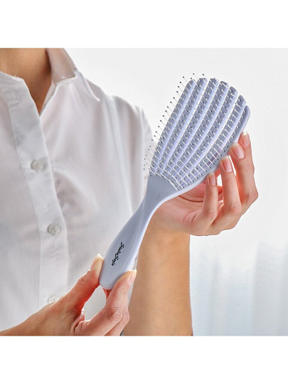 Расческа для волос, скелет широкая, 75х335х30 мм, Studio style, Релакс, 844208-4604