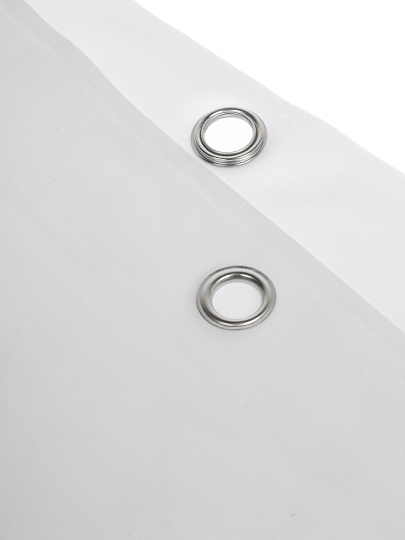 Штора для ванн 180х180 см, PEVA, Белый матовый, Y4-11168