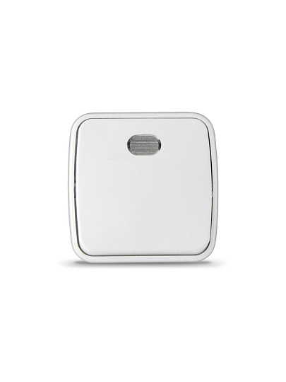 Выключатель открытой установки, одноклавишный, 10 А, пластик, подсветка, белый, Союз, Электра, 0019