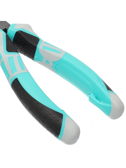 Тонкогубцы 160 мм, прямые, трехкомпонентная ручка, сталь, Bartex, Pro Nature Эко, TFLP006