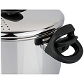 Кастрюля с крышкой-сливом agness self-filter sistem 22х14 см. 5 л. нерж сталь инд дно 936-109 - фото 3