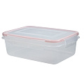 Контейнер пищевой пластик, 0.75 л, 6.4 см, в ассортименте, прямоугольный, с сеткой, Полимербыт, Экстра Лок Light S, 4366818 - фото 3