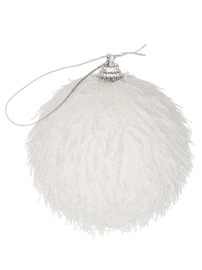 Набор шаров 3 шт, белый, 8 см, Y4-8510