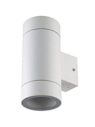 Светильник накладной светодиодный, Ecola, LED 8013A, GX53, на 2 лампочки, IP65, 20.5х14х9 см, белая матовая, FW53C2ECH