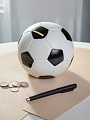 Копилка Футбольный мяч, 14х15 см, пластик, A240036
