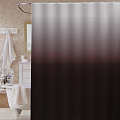 Штора для ванн 180х180 см, Peva, Омбре, коричневая, STSC6074A