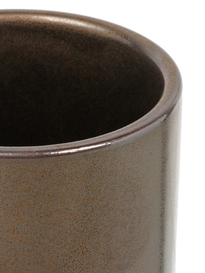 Стакан для зубных щеток Бронза/черный, керамика, 7.3x11.9 см, BCE1355AA-TB