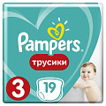 Подгузники-трусики детские Pampers, Pants Midi, р. 3, 6 - 12 кг, 19 шт, унисекс