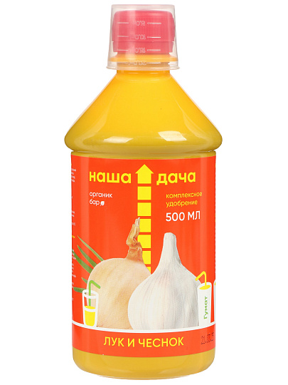 Удобрение для лука и чеснока, органическое, жидкость, 500 мл, Наша Дача