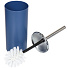 Набор для ванной 6 предметов, синий, пластик, урна, стакан, ершик, подставка для зубных щеток, дозатор для мыла, мыльница, Y285 - фото 5