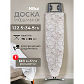 Доска гладильная 122х34.5 см, подставка для утюга, гладильный рукав, встроенная розетка, удлинитель 2.2 м, Nika, Н3, в ассортименте - фото 18