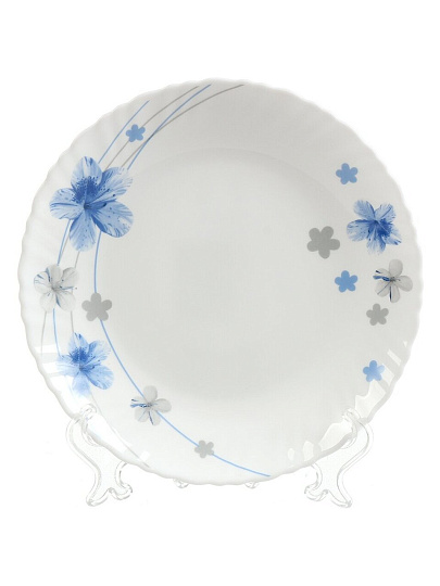 Тарелка десертная, стеклокерамика, 19 см, круглая, Вуаль, LHP75