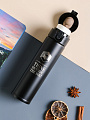 Термобутылка нерж, 350 мл, Barouge, Travel Bottle, колба нерж, черн, BT-148