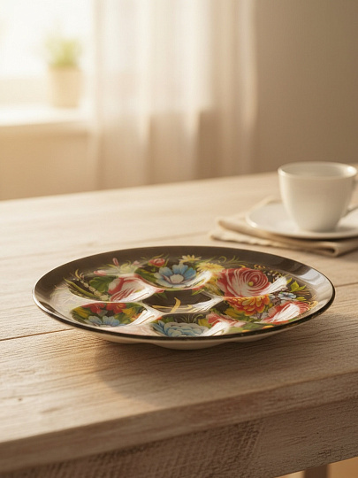 Подставка для яиц, стекло, 18х18х1.7 см, 6 ячеек, ХВ, 4661705