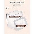 Банка для сыпучих продуктов, пластик, 1.7 л, 10х16х14 см, с крышкой, Idea, Степ, М 1297 - фото 3