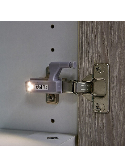 Светильник светодиодный, Uniel, ULK-C02 23A GREY SET2, 4000 К, IP20, 7х4х2 см, на петлю в кух. шкаф, серый, UL-00008933
