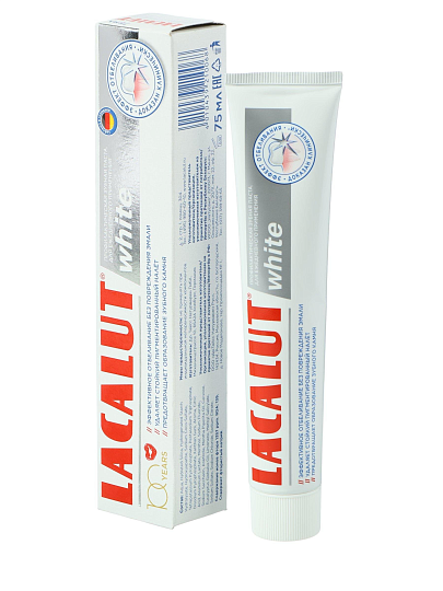 Зубная паста Lacalut, White, 75 мл