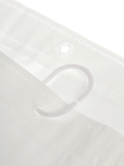 Штора для ванн 180х180 см, PEVA, Серая с прозрачной вставкой, Y4-11147