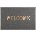 Коврик грязезащитный, 60х90 см, прямоугольный, резина, серый, Welcome, ComeForte, WM-15