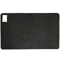 Коврик грязезащитный 50х80 см, прямоугольный, черный, Soft, ComeForte, XTS-1004