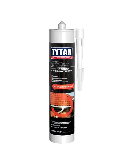 Герметик силиконовый, кровельный, Tytan, 16578, 310 мл, бесцветный, нейтральный