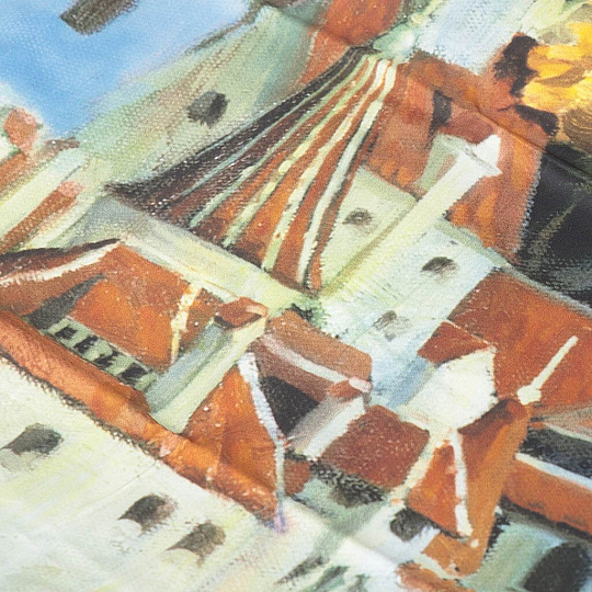 Постельное белье евро, простыня 200х220 см, 4 наволочки 50х70 см, пододеяльник 200х220 см, TAC, сатин, Никас, Салют эмоций