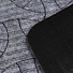 Коврик грязезащитный влаговпитывающий, 50х80 см, прямоугольный, полиэстер, серый, LK11 - фото 3