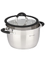 Кастрюля нержавеющая сталь, 4.9 л, крышка стекло, Daniks, Орландо, GS-01435-22CA, индукция - фото 10