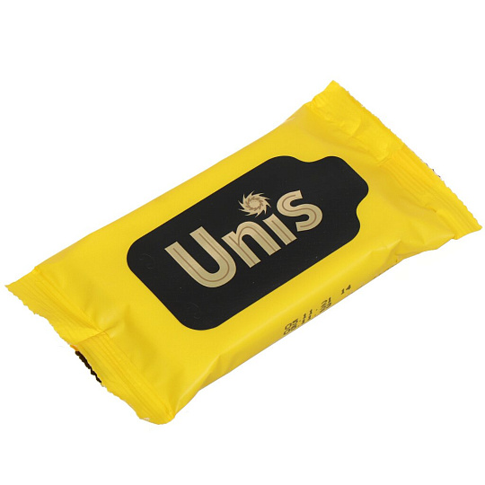 Салфетки влажные Unis, Perfume Yellow, антибактериальные, 15 шт