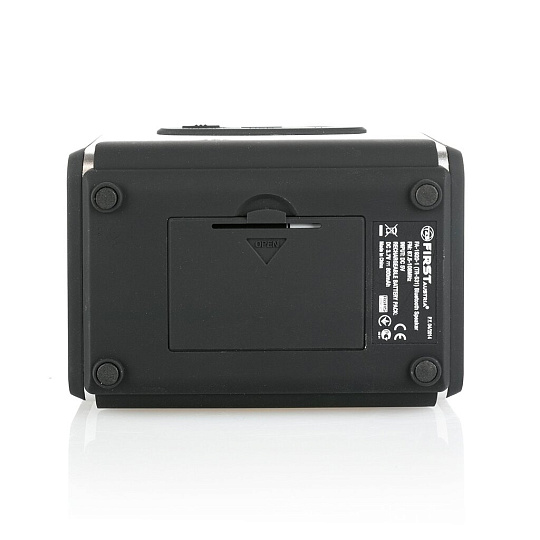 Акустическая система First, FA-1920-1-BA, выход AUX, USB, слот для карты, Bluetooth, черный, серебристая