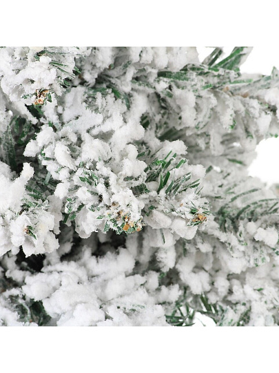 Елка новогодняя настольная, 35 см, ель, хвоя ПВХ пленка, заснеженная, SYHHB-0322211