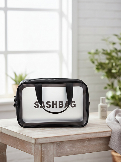 Косметичка 31х15х21 см, ПВХ, A080079, прямоугольная, застежка молния, в ассортименте