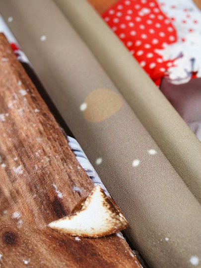 Скатерть 145х180 см, 100% хлопок, Праздничный стол Новогодние подарки, AI-1504040